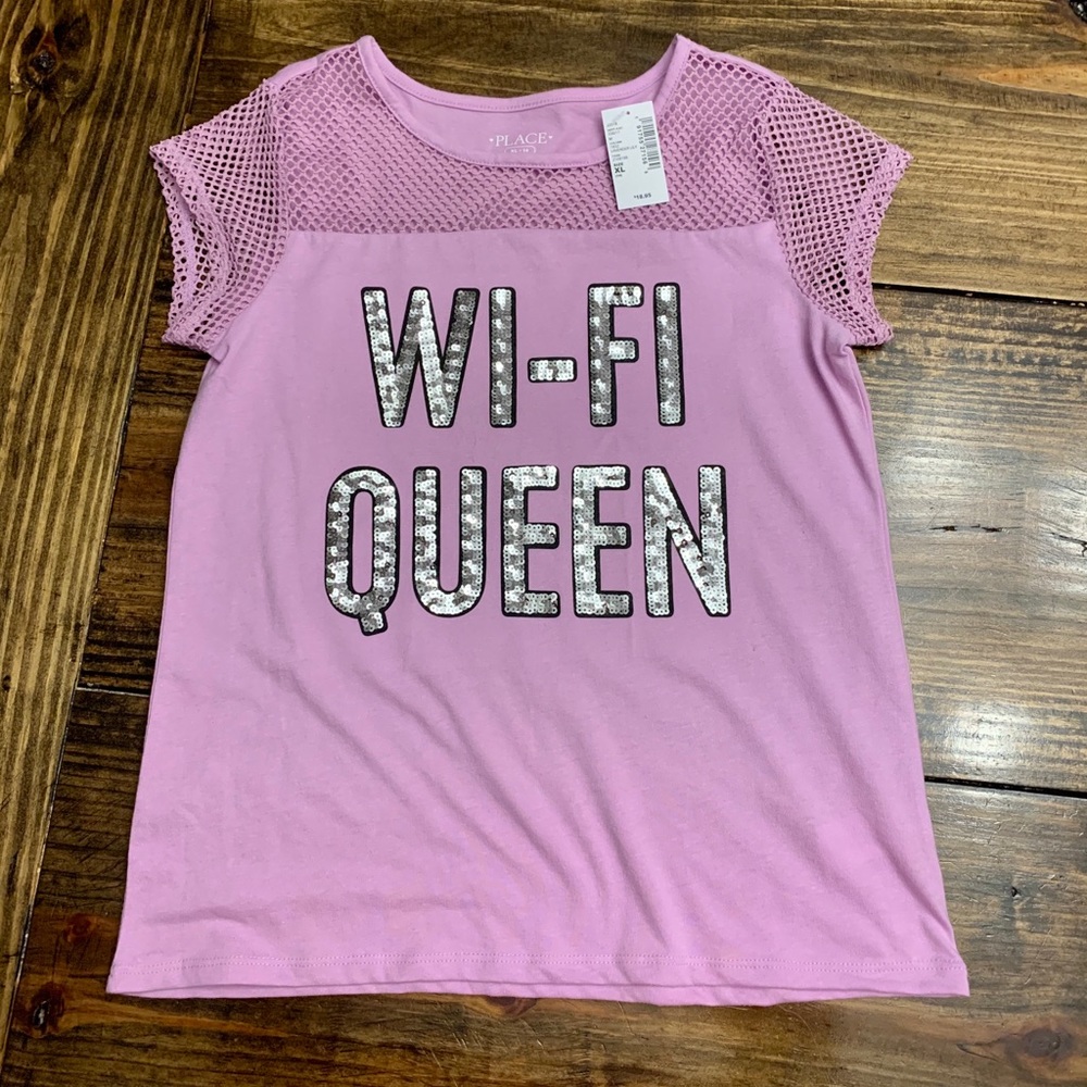 TCP Girls Purple/Silver Sequined Top (14)